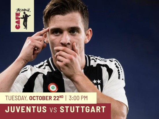 Catch the Excitement of UEFA Champions League at Café the Plaza: Juventus vs Stuttgart Live!